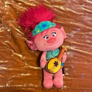 Large poppy troll plush